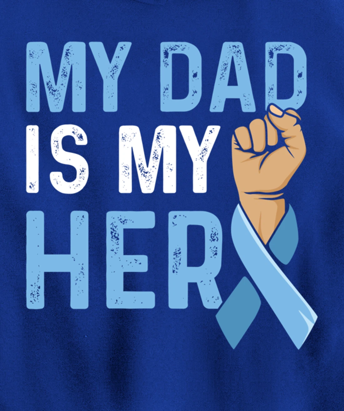 Fight Prostate Cancer Design for a Son of a Warrior Pullover Hoodie