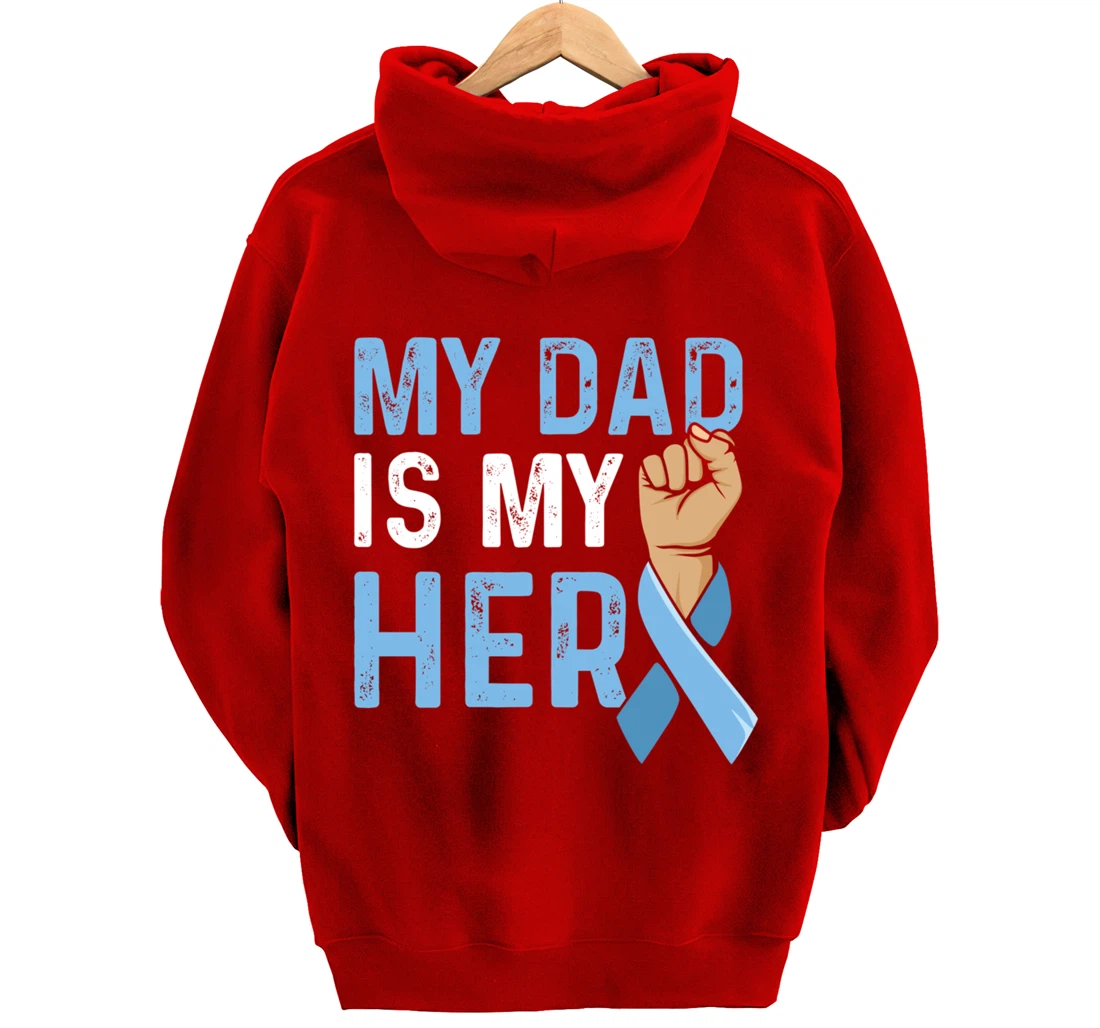 Fight Prostate Cancer Design for a Son of a Warrior Pullover Hoodie