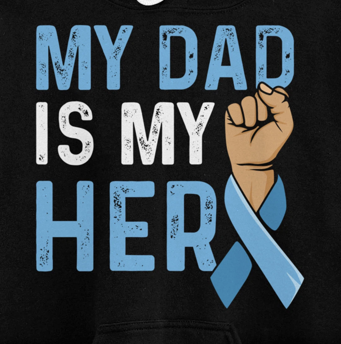 Fight Prostate Cancer Design for a Son of a Warrior Pullover Hoodie