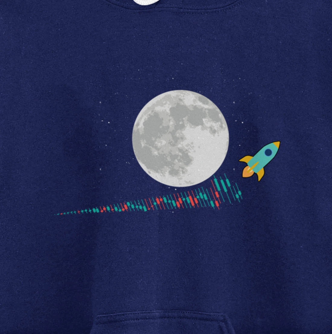 Candlestick Stock Trader Blockchain Crypto Investor Trader Pullover Hoodie