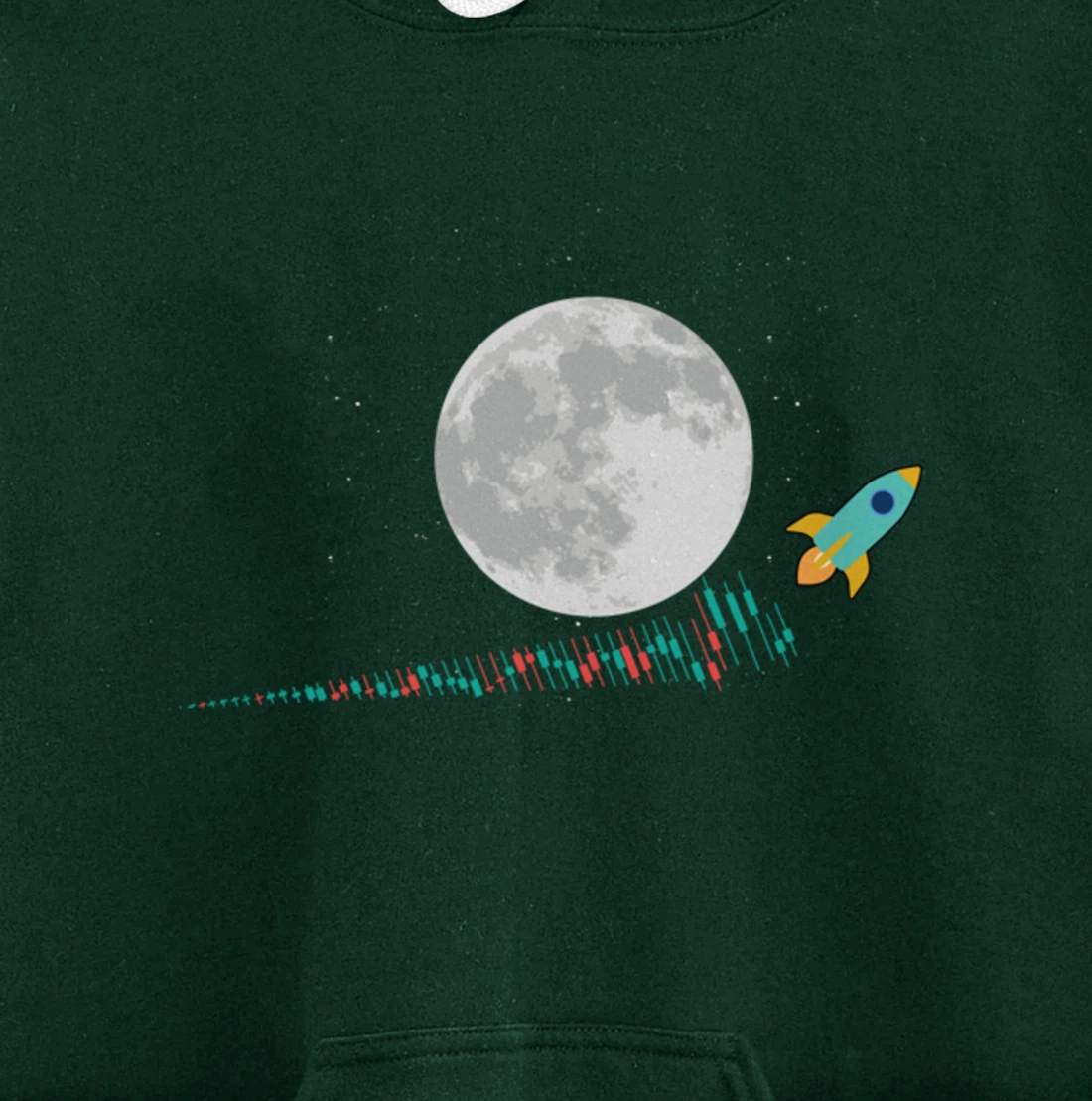 Candlestick Stock Trader Blockchain Crypto Investor Trader Pullover Hoodie