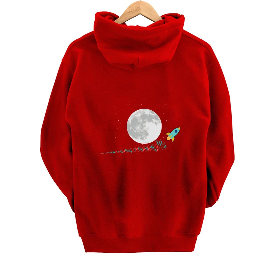 Candlestick Stock Trader Blockchain Crypto Investor Trader Pullover Hoodie