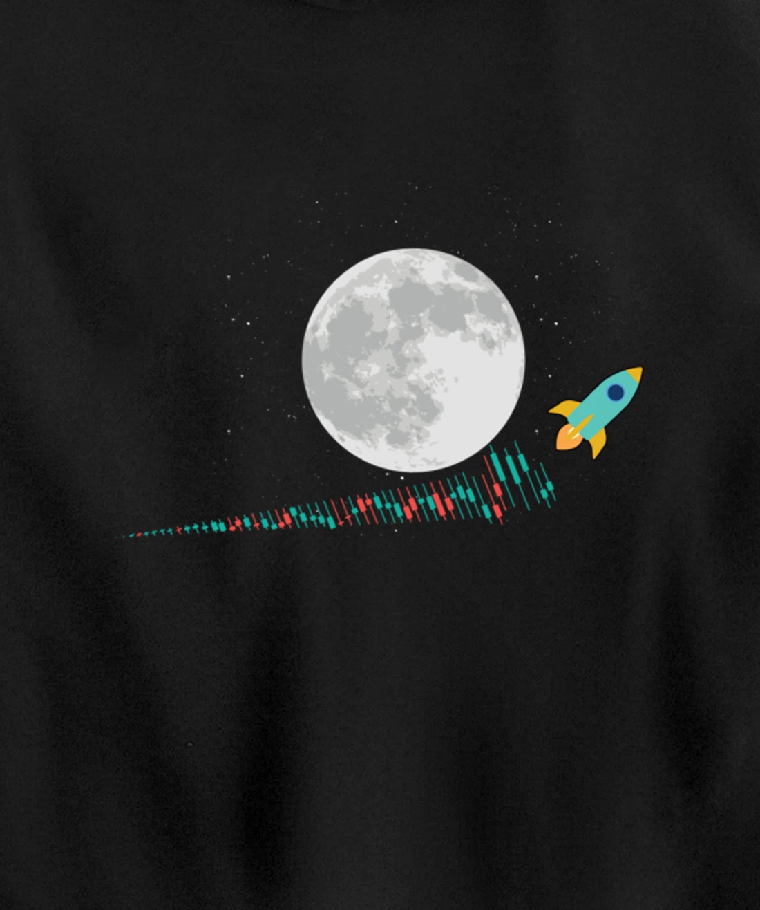 Candlestick Stock Trader Blockchain Crypto Investor Trader Pullover Hoodie