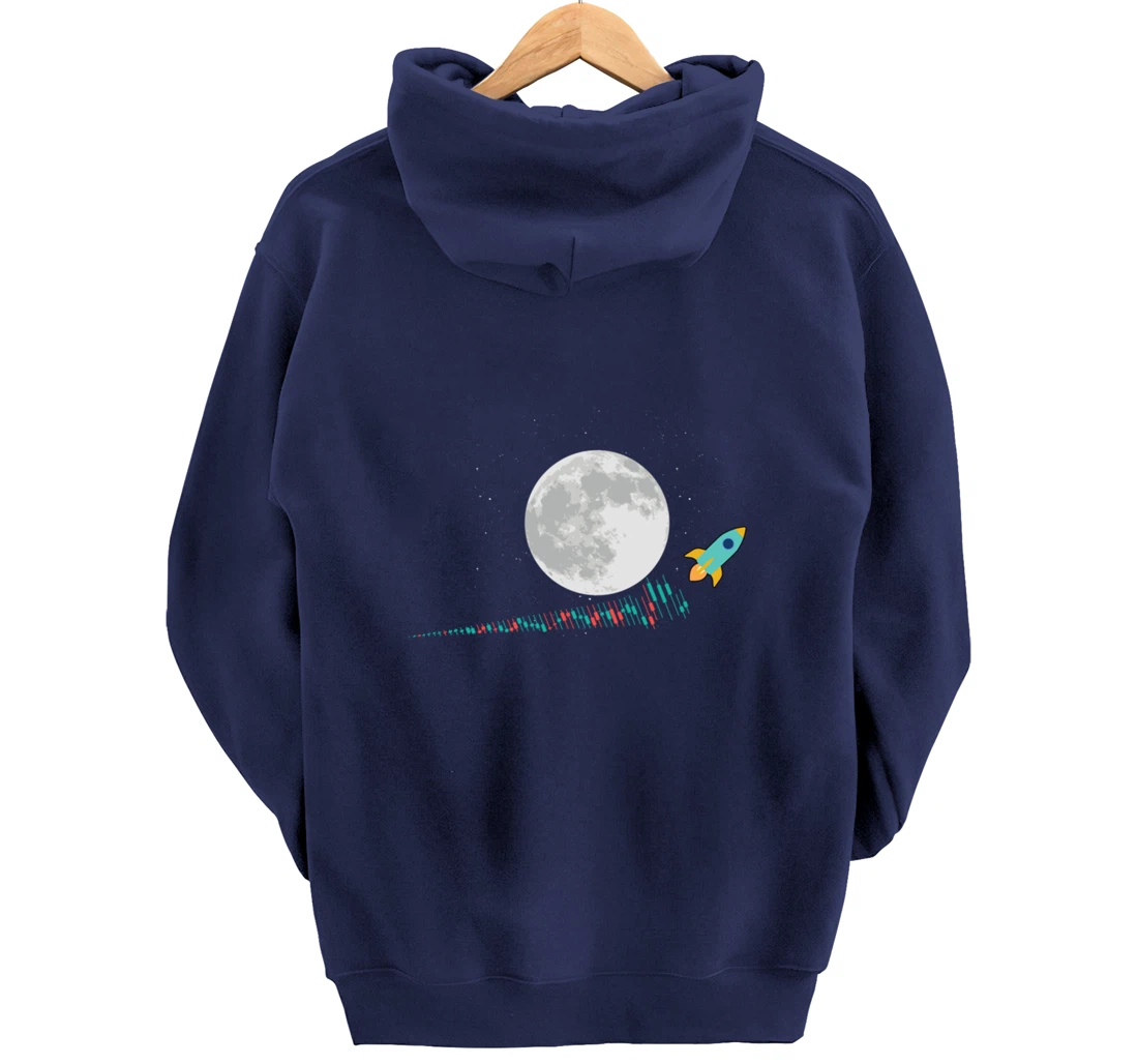 Candlestick Stock Trader Blockchain Crypto Investor Trader Pullover Hoodie