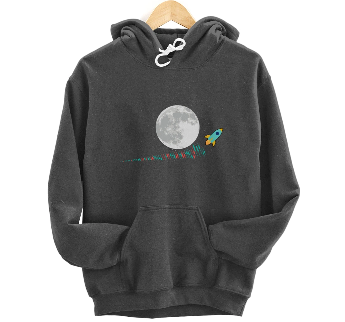 Candlestick Stock Trader Blockchain Crypto Investor Trader Pullover Hoodie