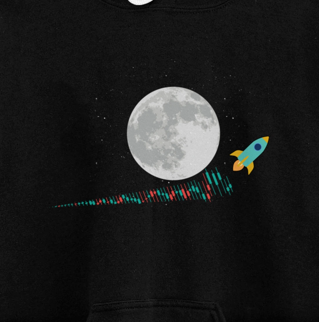 Candlestick Stock Trader Blockchain Crypto Investor Trader Pullover Hoodie