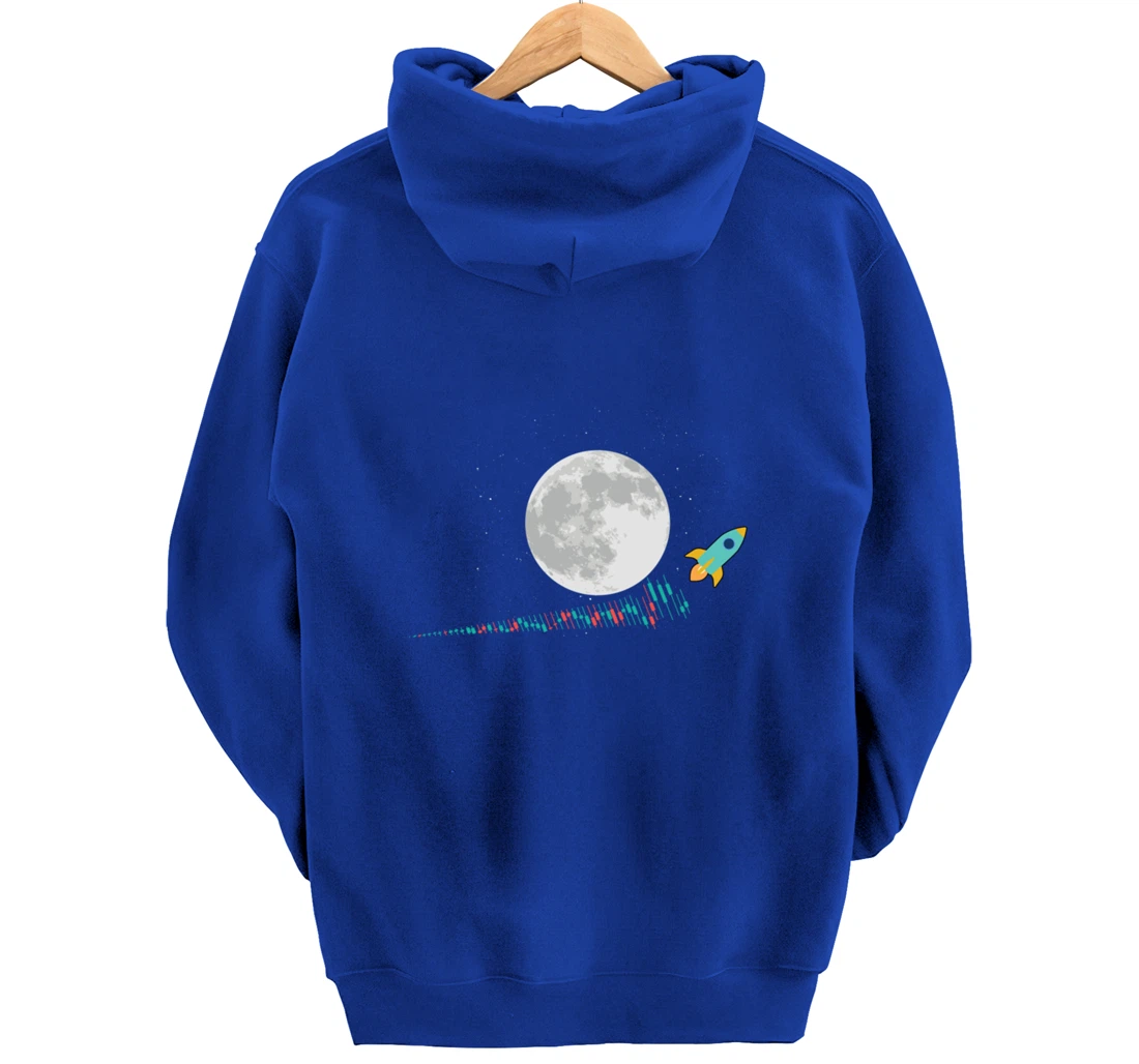 Candlestick Stock Trader Blockchain Crypto Investor Trader Pullover Hoodie