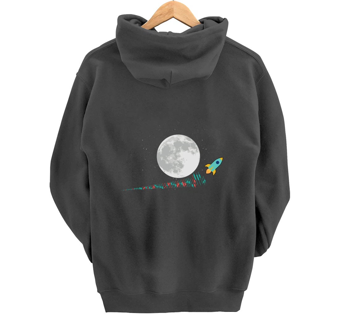 Candlestick Stock Trader Blockchain Crypto Investor Trader Pullover Hoodie