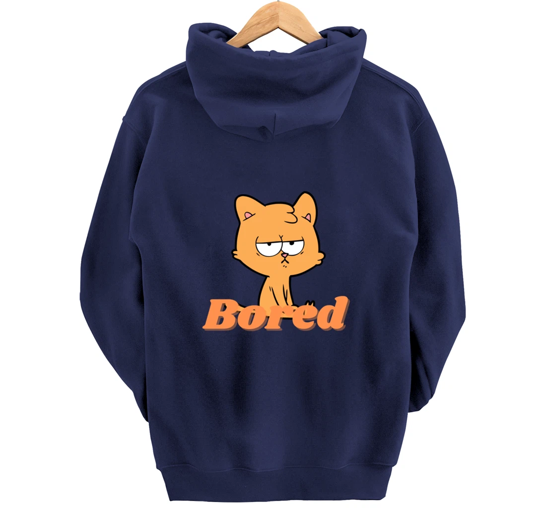 Bored cat Pullover Hoodie
