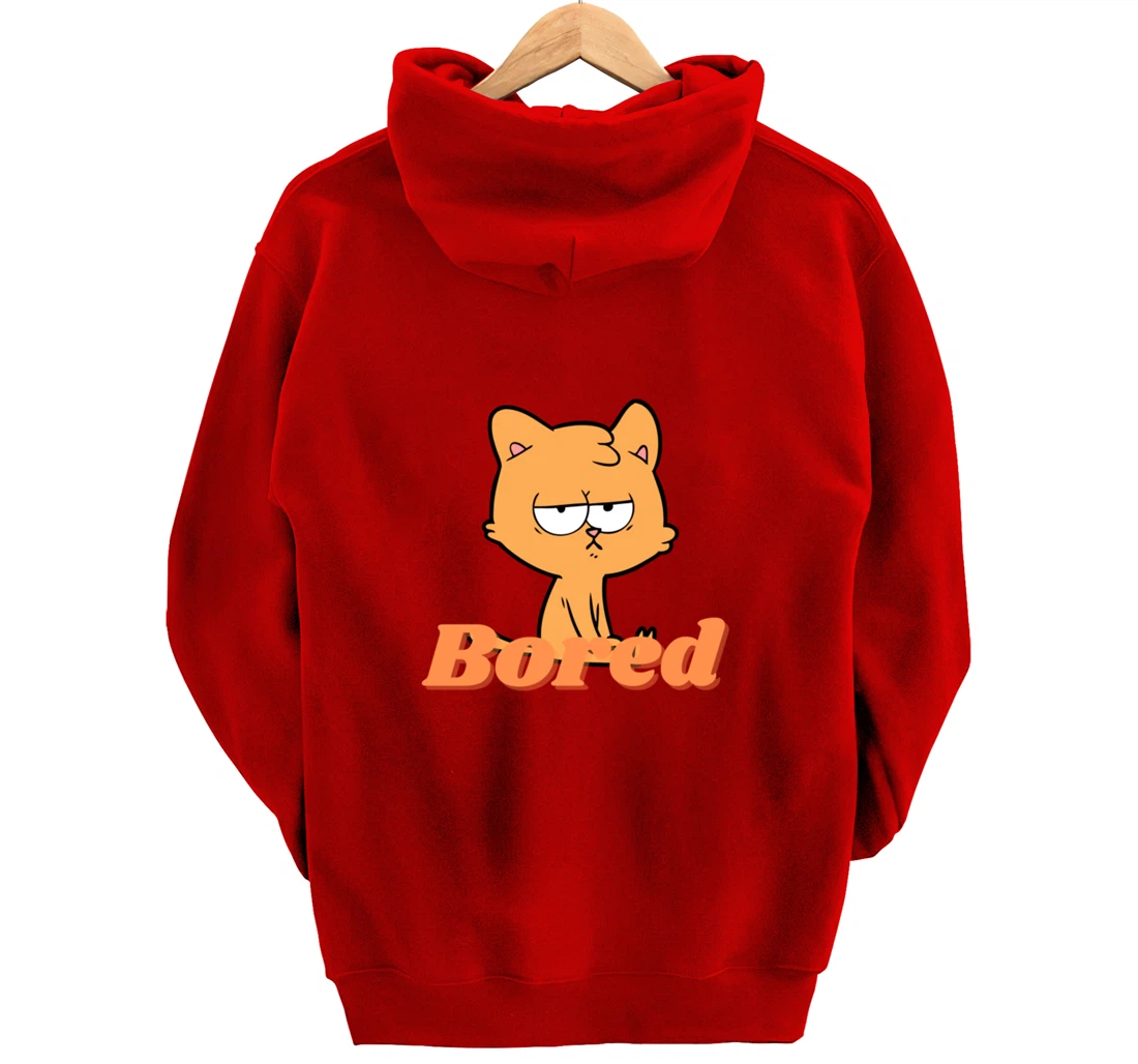 Bored cat Pullover Hoodie