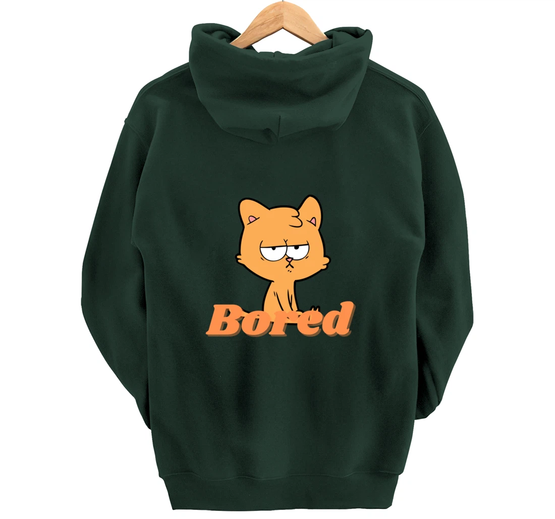 Bored cat Pullover Hoodie