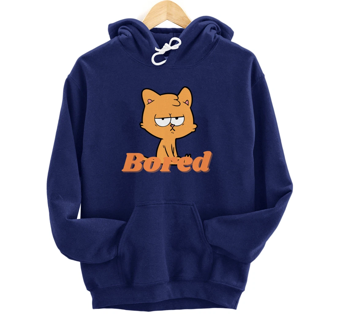 Bored cat Pullover Hoodie
