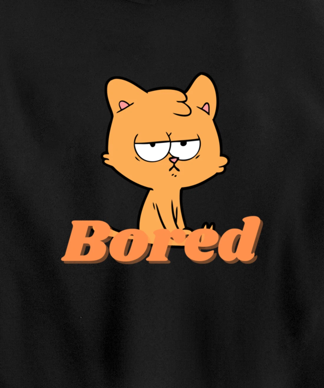 Bored cat Pullover Hoodie