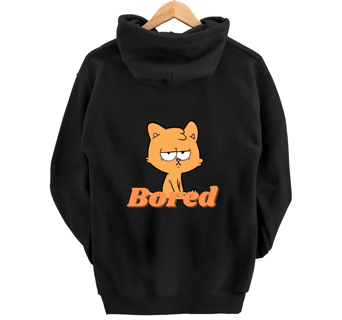 Bored cat Pullover Hoodie