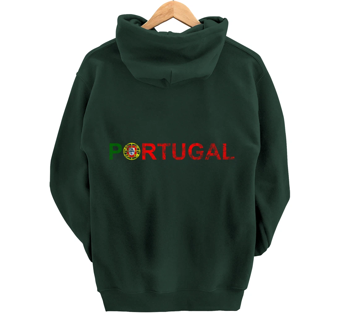 Portugal Portuguese Flag Travel Vacation Europe Iberian Pullover Hoodie