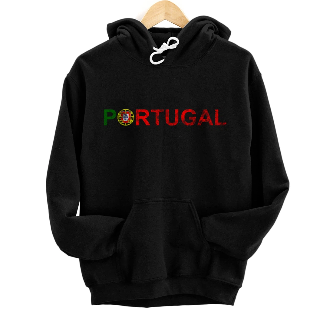 Portugal Portuguese Flag Travel Vacation Europe Iberian Pullover Hoodie