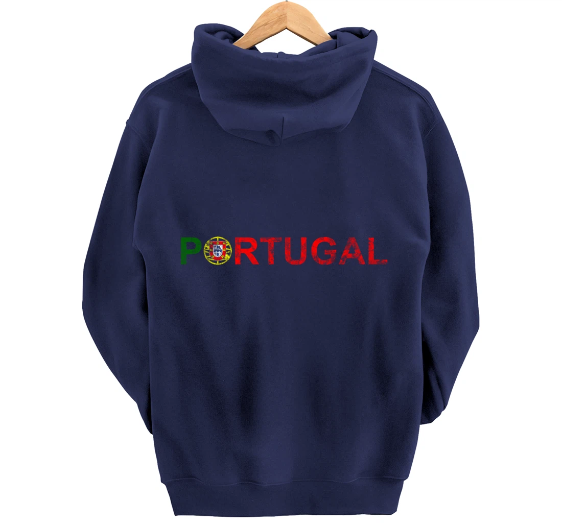 Portugal Portuguese Flag Travel Vacation Europe Iberian Pullover Hoodie