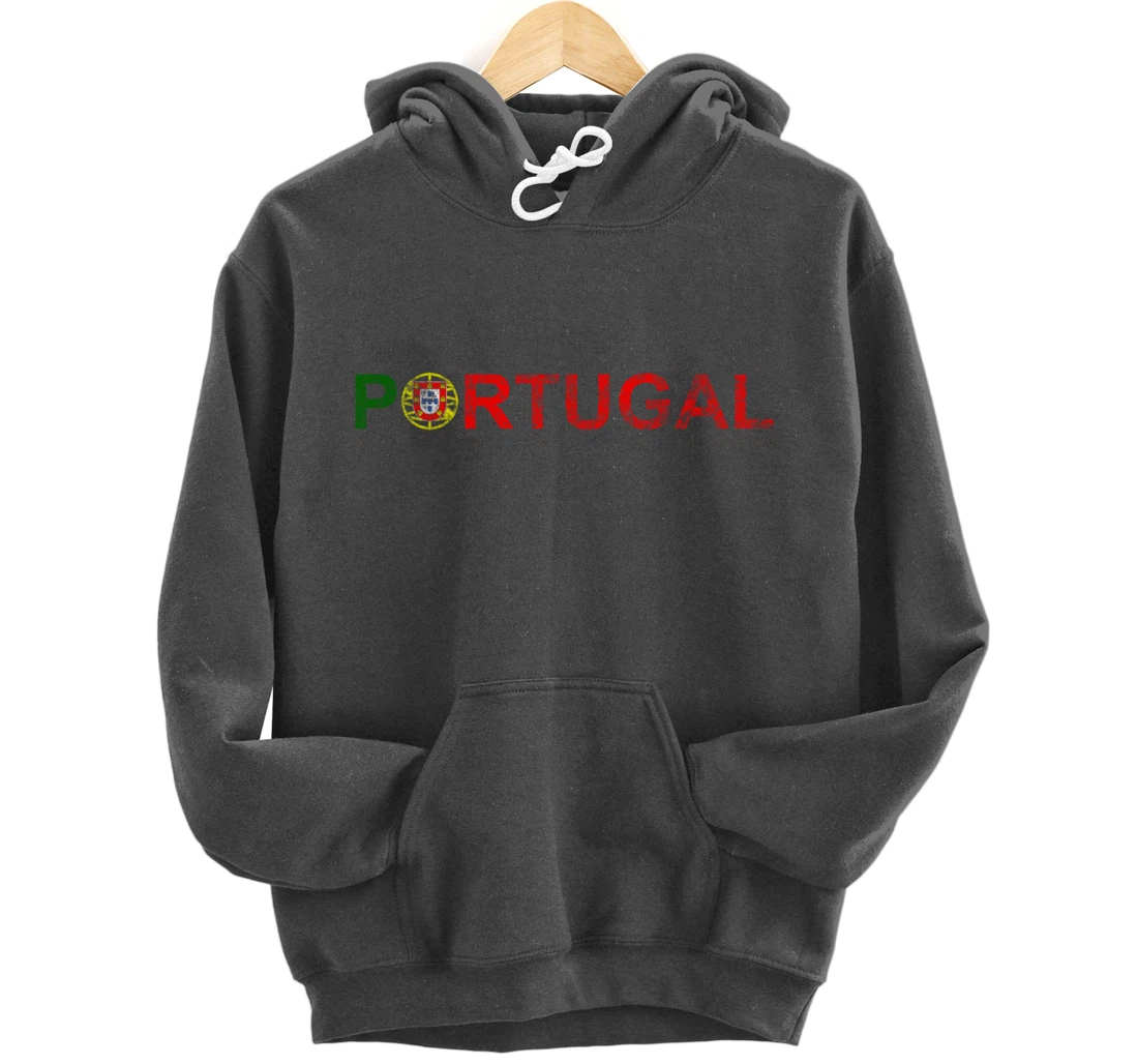 Portugal Portuguese Flag Travel Vacation Europe Iberian Pullover Hoodie