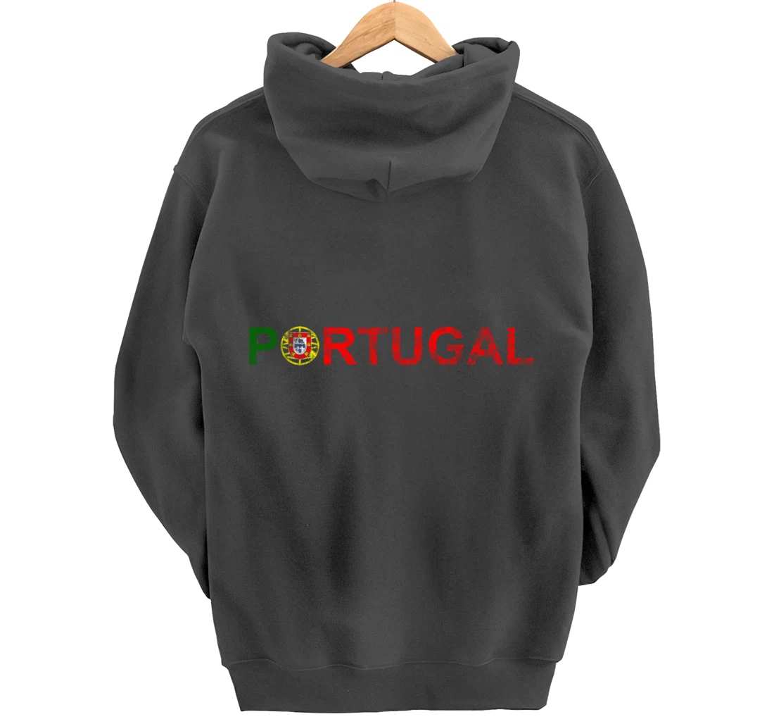 Portugal Portuguese Flag Travel Vacation Europe Iberian Pullover Hoodie
