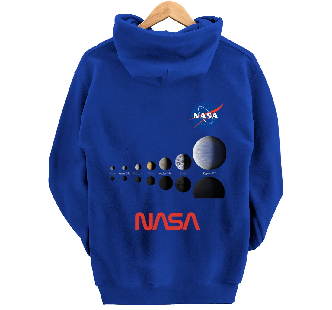 NASA Kepler Mission A Moon-size Line Up Artist Concept Gift Pullover Hoodie