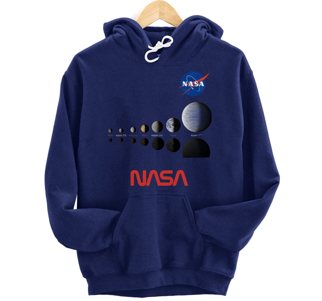 NASA Kepler Mission A Moon-size Line Up Artist Concept Gift Pullover Hoodie