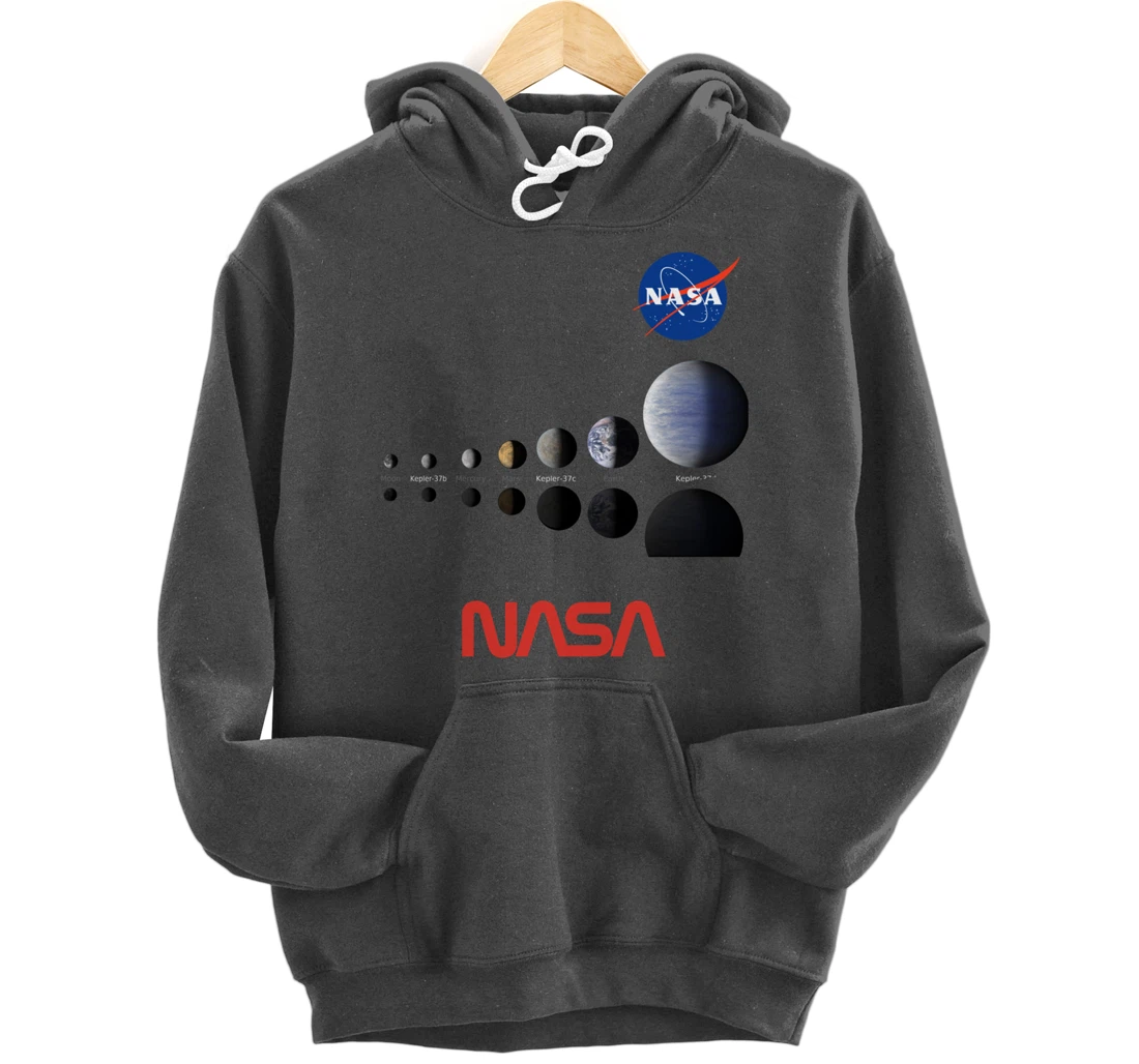 NASA Kepler Mission A Moon-size Line Up Artist Concept Gift Pullover Hoodie