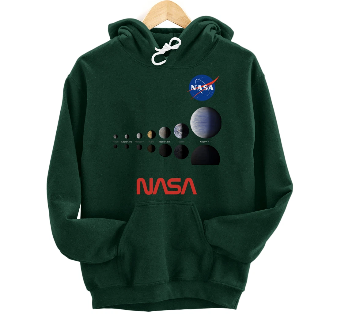 NASA Kepler Mission A Moon-size Line Up Artist Concept Gift Pullover Hoodie