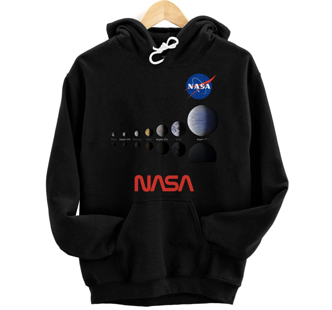 NASA Kepler Mission A Moon-size Line Up Artist Concept Gift Pullover Hoodie