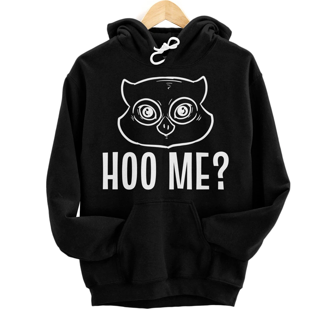 Cuckoo Me Comedian Owl Pullover Hoodie