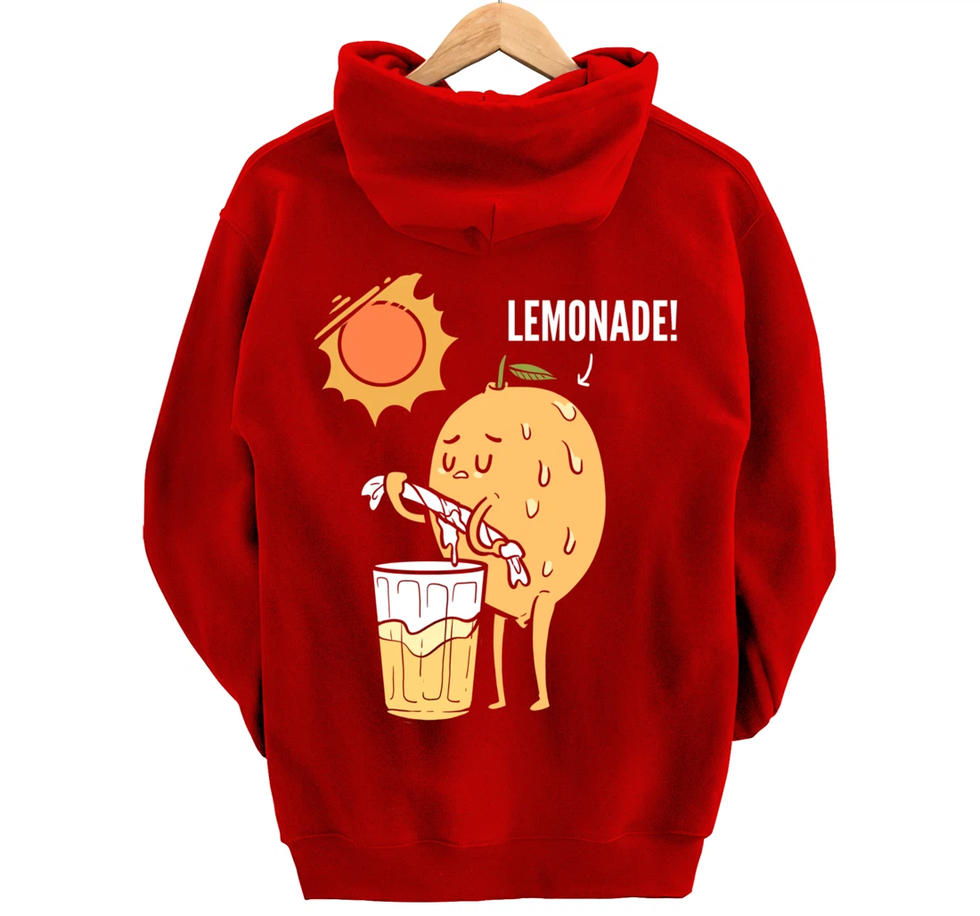 Lemonade Juice Dehydrated Person Pullover Hoodie