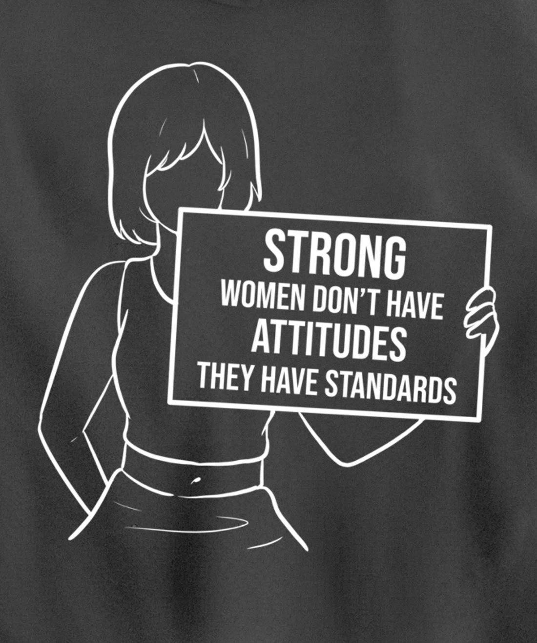 They have standards Brave or Independent Person Pullover Hoodie