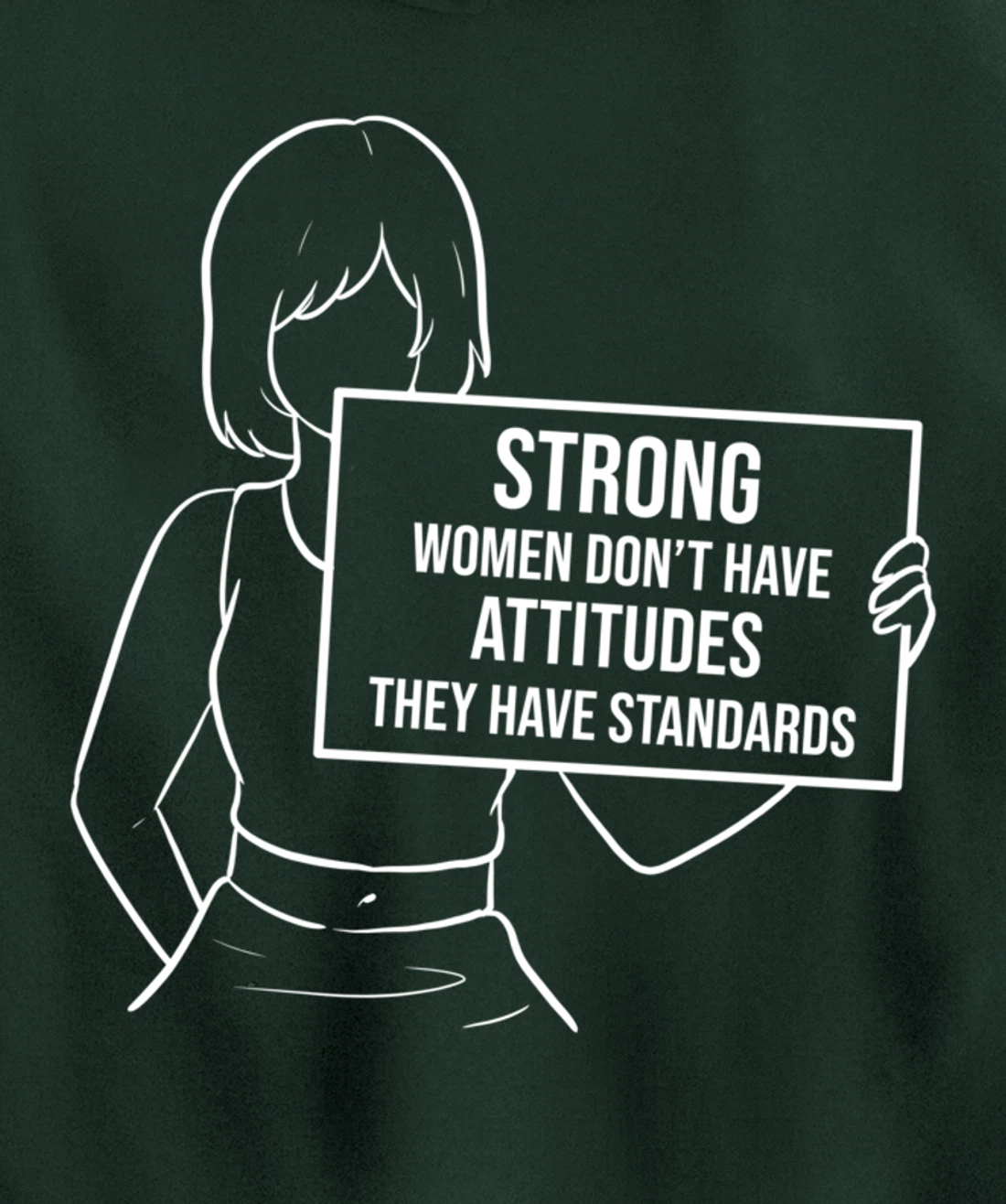 They have standards Brave or Independent Person Pullover Hoodie