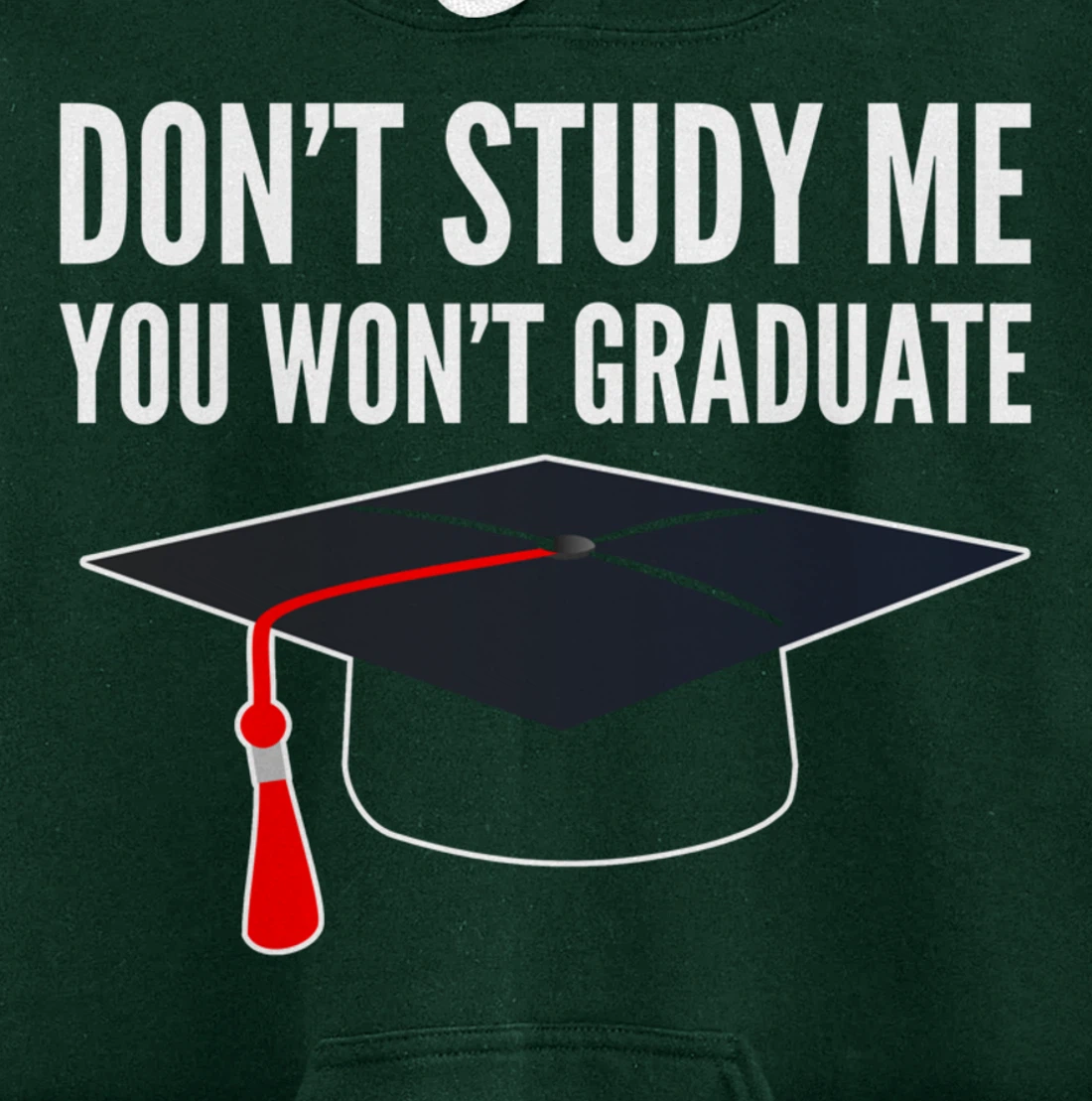Don't Study Sarcastic Student Pullover Hoodie