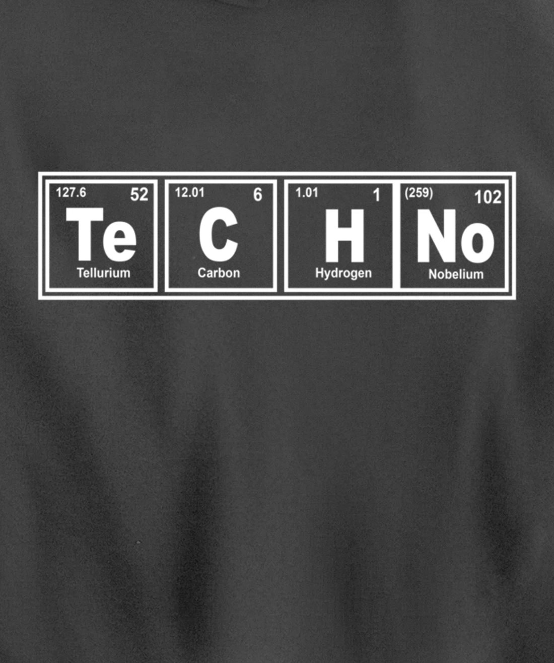 EDM Music Techno Periodic Table Chemistry For DJ Producer Pullover Hoodie