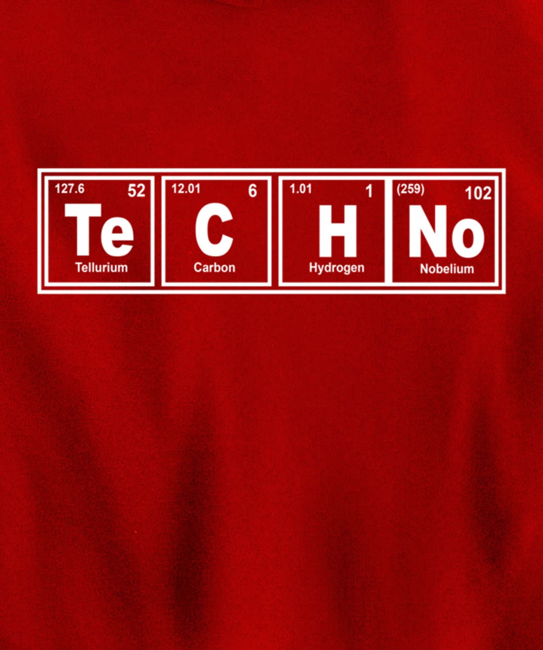 EDM Music Techno Periodic Table Chemistry For DJ Producer Pullover Hoodie