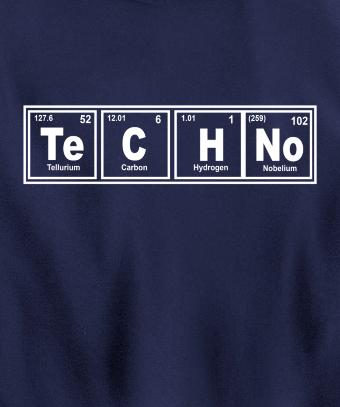EDM Music Techno Periodic Table Chemistry For DJ Producer Pullover Hoodie