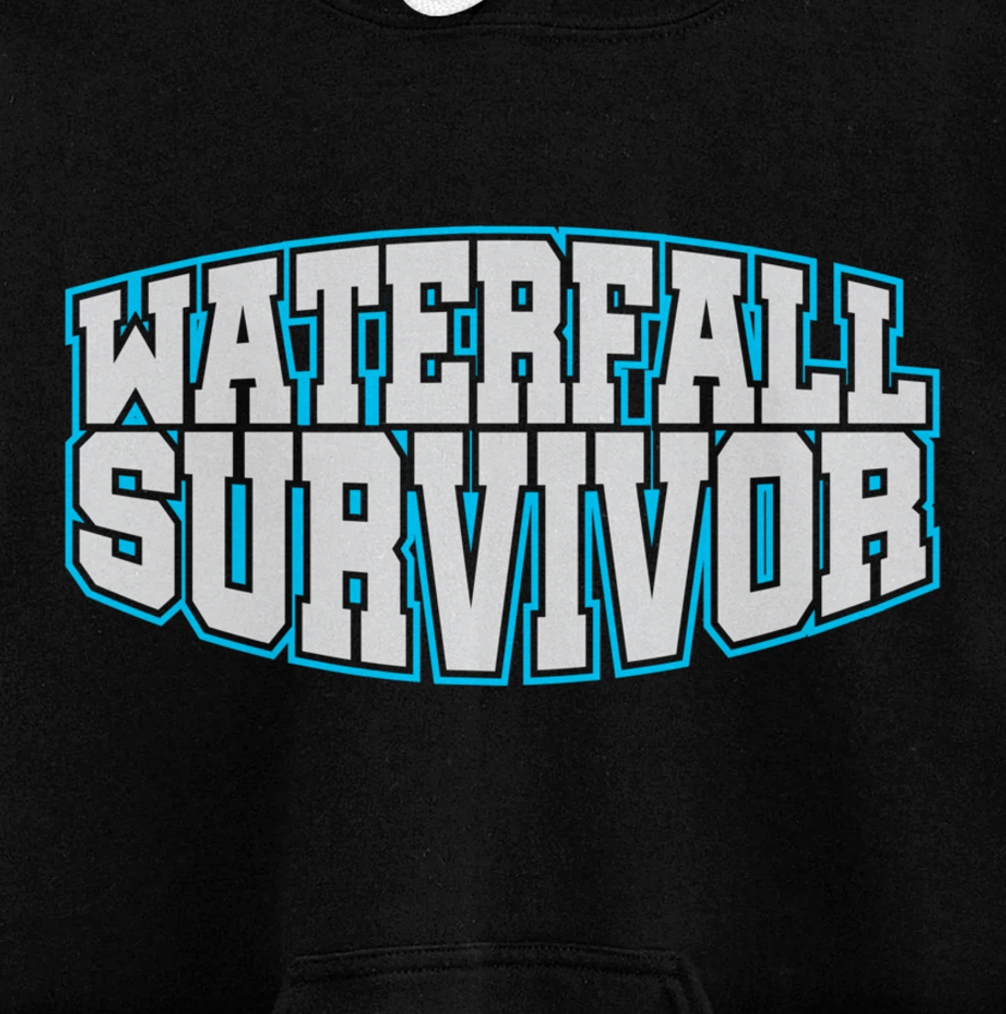 Survived Waterfall Agile Project Management Funny PM Coach Pullover Hoodie