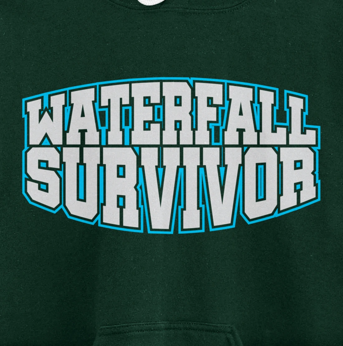 Survived Waterfall Agile Project Management Funny PM Coach Pullover Hoodie