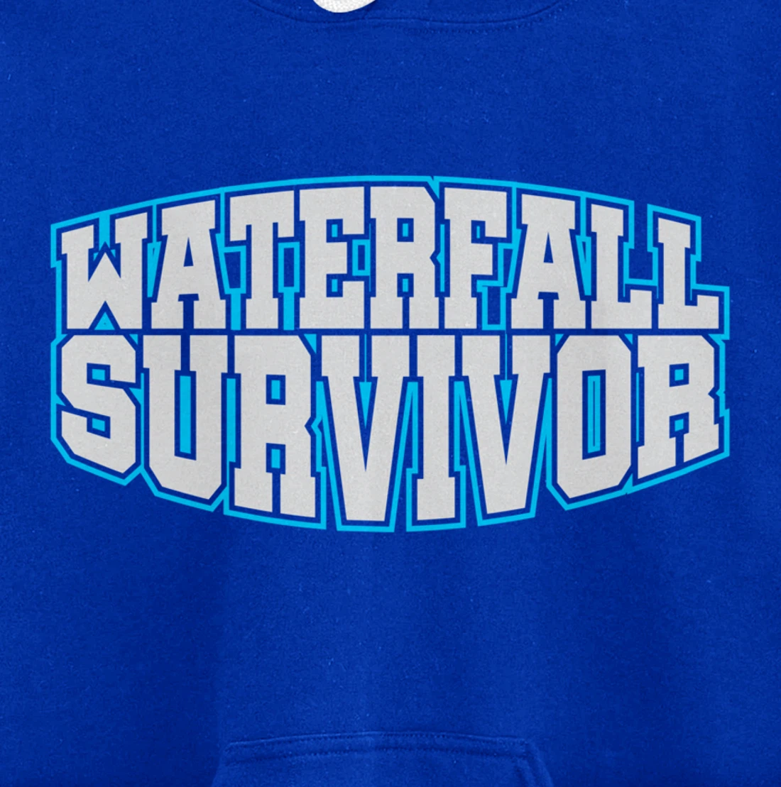 Survived Waterfall Agile Project Management Funny PM Coach Pullover Hoodie