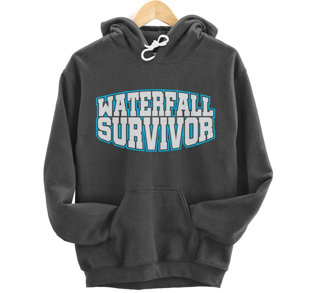 Survived Waterfall Agile Project Management Funny PM Coach Pullover Hoodie