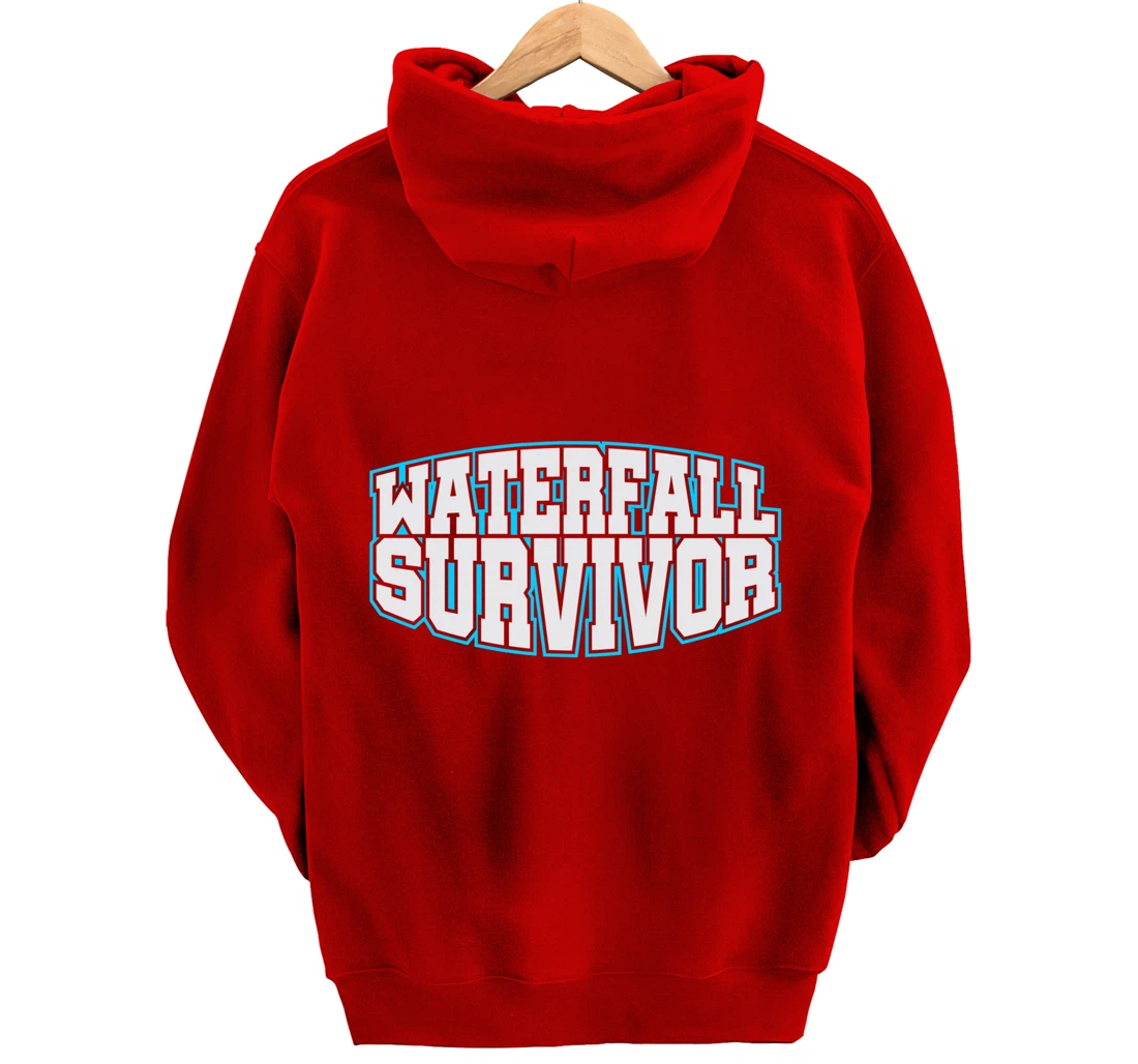 Survived Waterfall Agile Project Management Funny PM Coach Pullover Hoodie