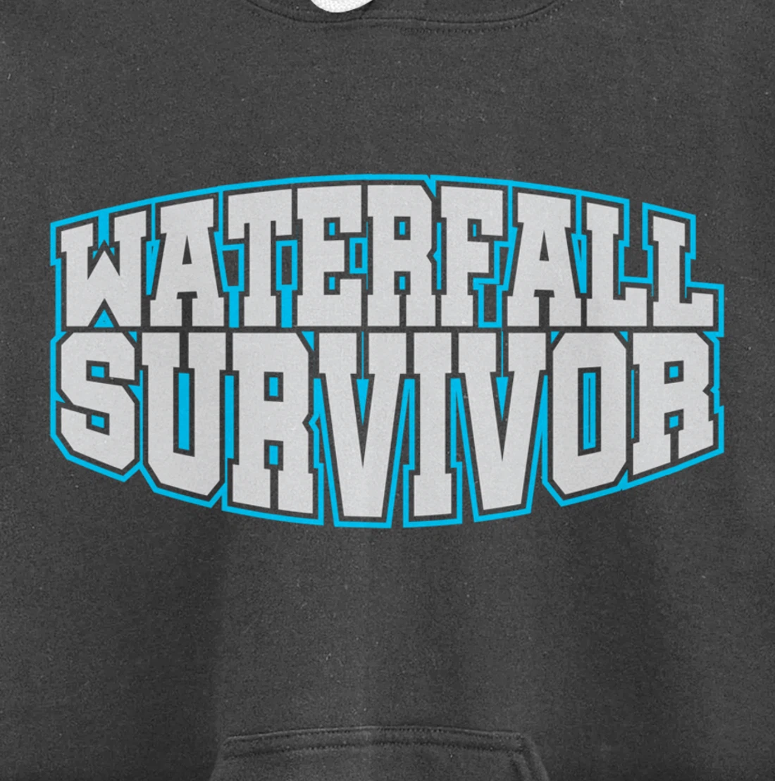 Survived Waterfall Agile Project Management Funny PM Coach Pullover Hoodie