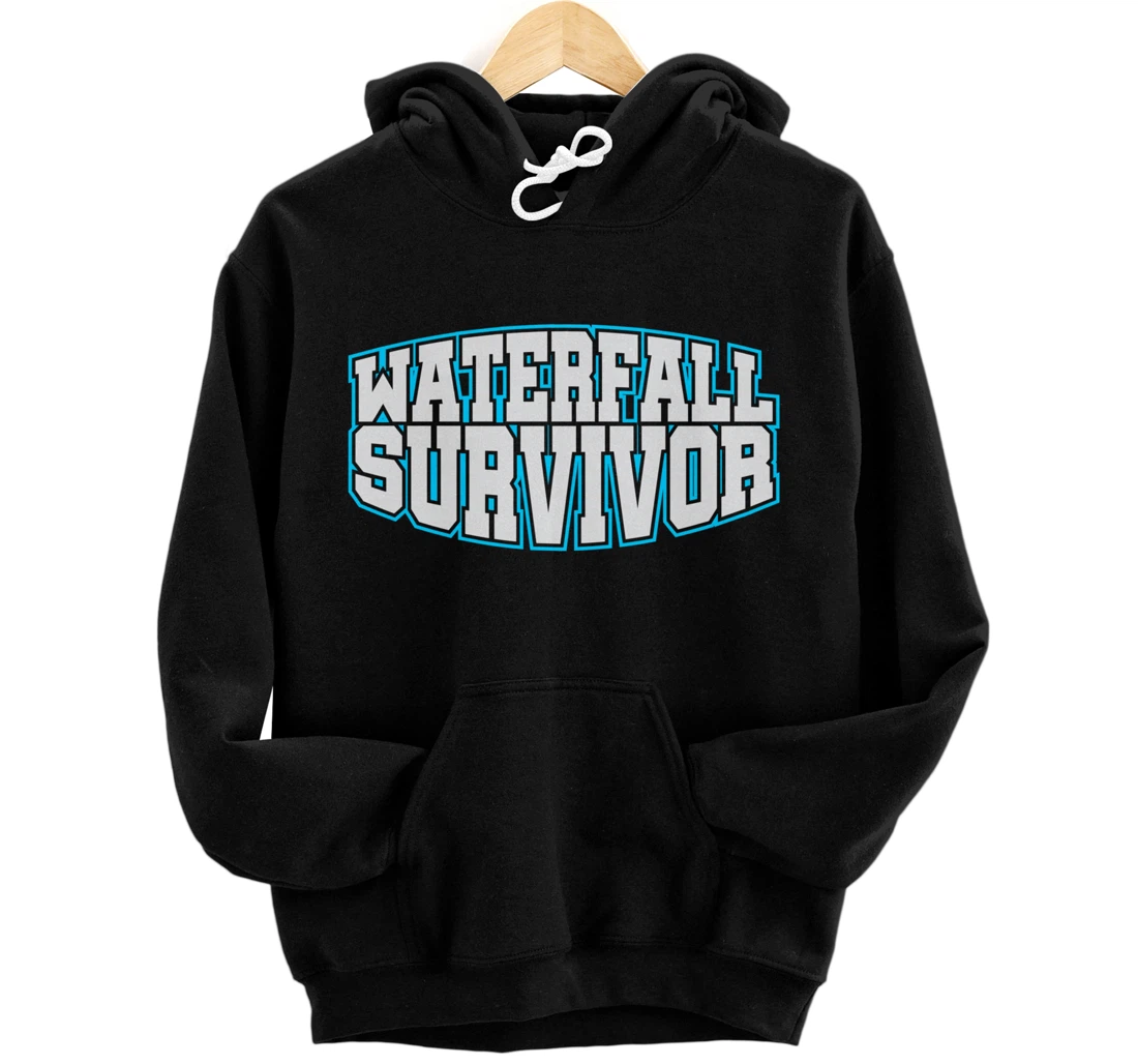 Survived Waterfall Agile Project Management Funny PM Coach Pullover Hoodie