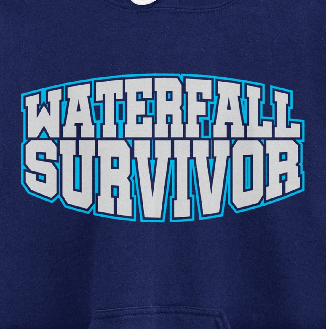 Survived Waterfall Agile Project Management Funny PM Coach Pullover Hoodie
