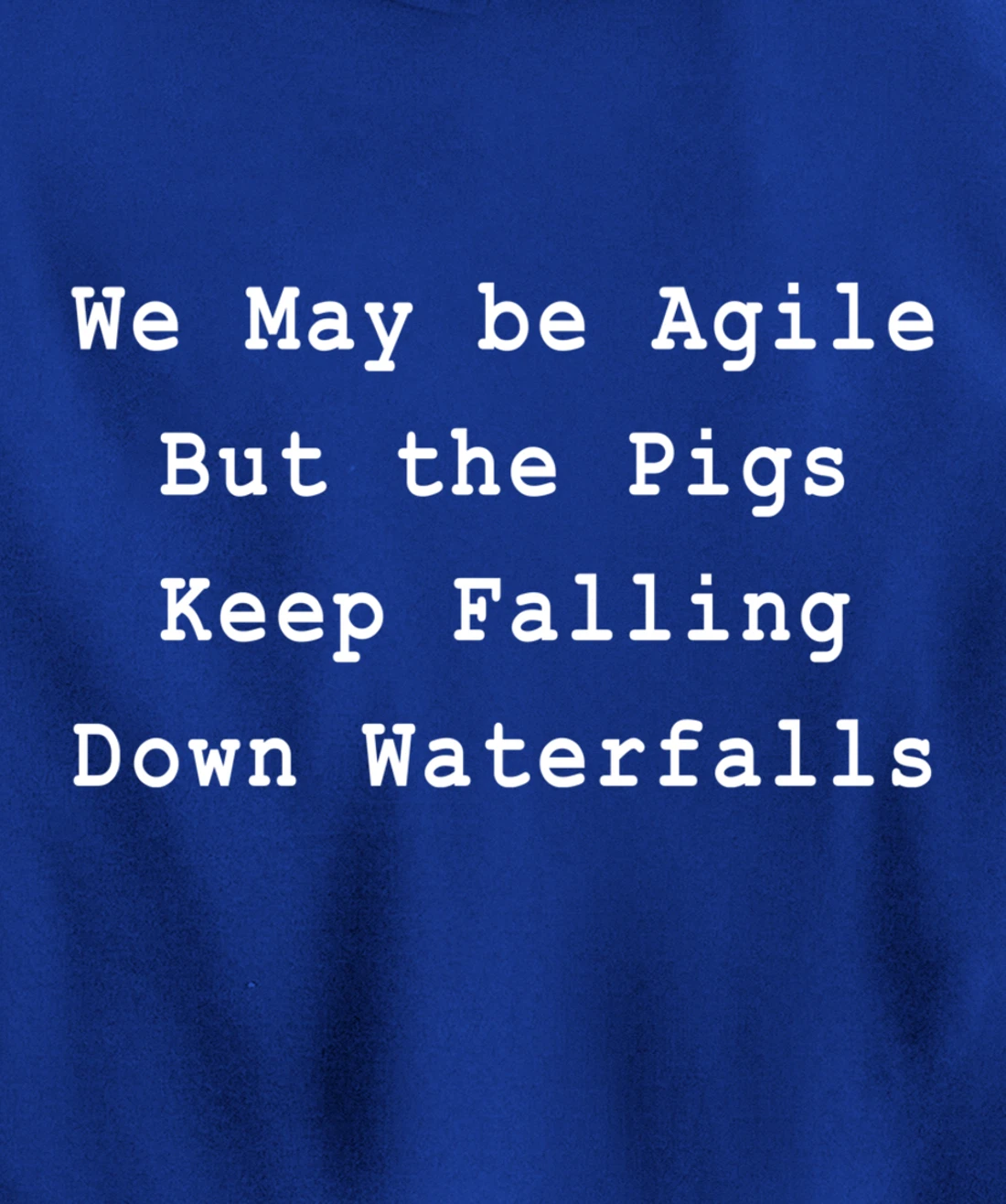 Agile Pigs Waterfalls Project Management Funny PM Coach Pullover Hoodie