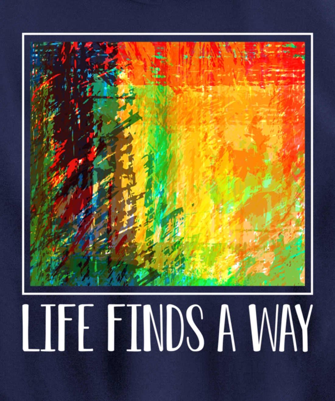 Contemporary Abstract Line Art For Artist Painter Pullover Hoodie