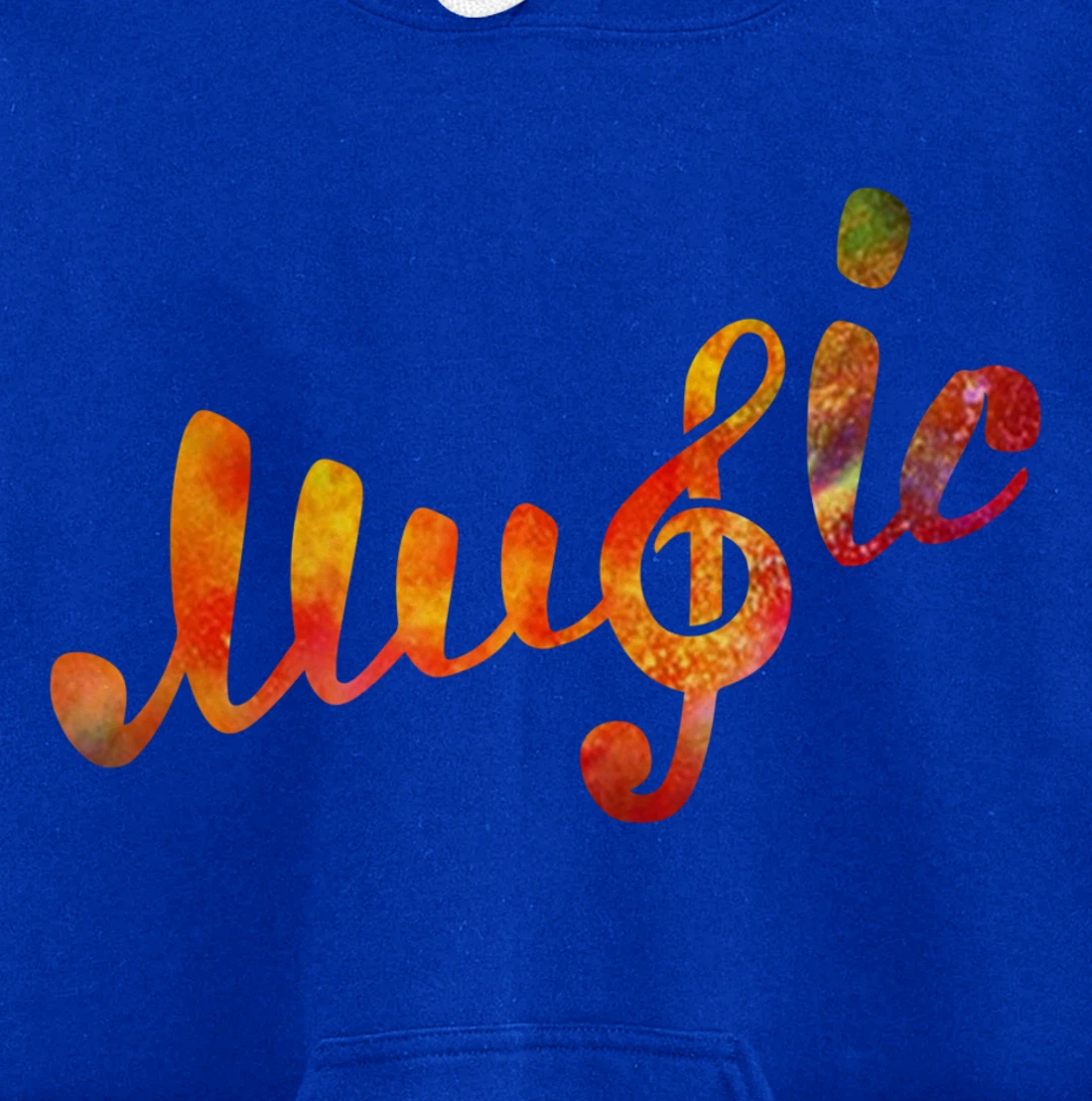 Music Lover Note Treble Clef Colorful School Class Pullover Hoodie