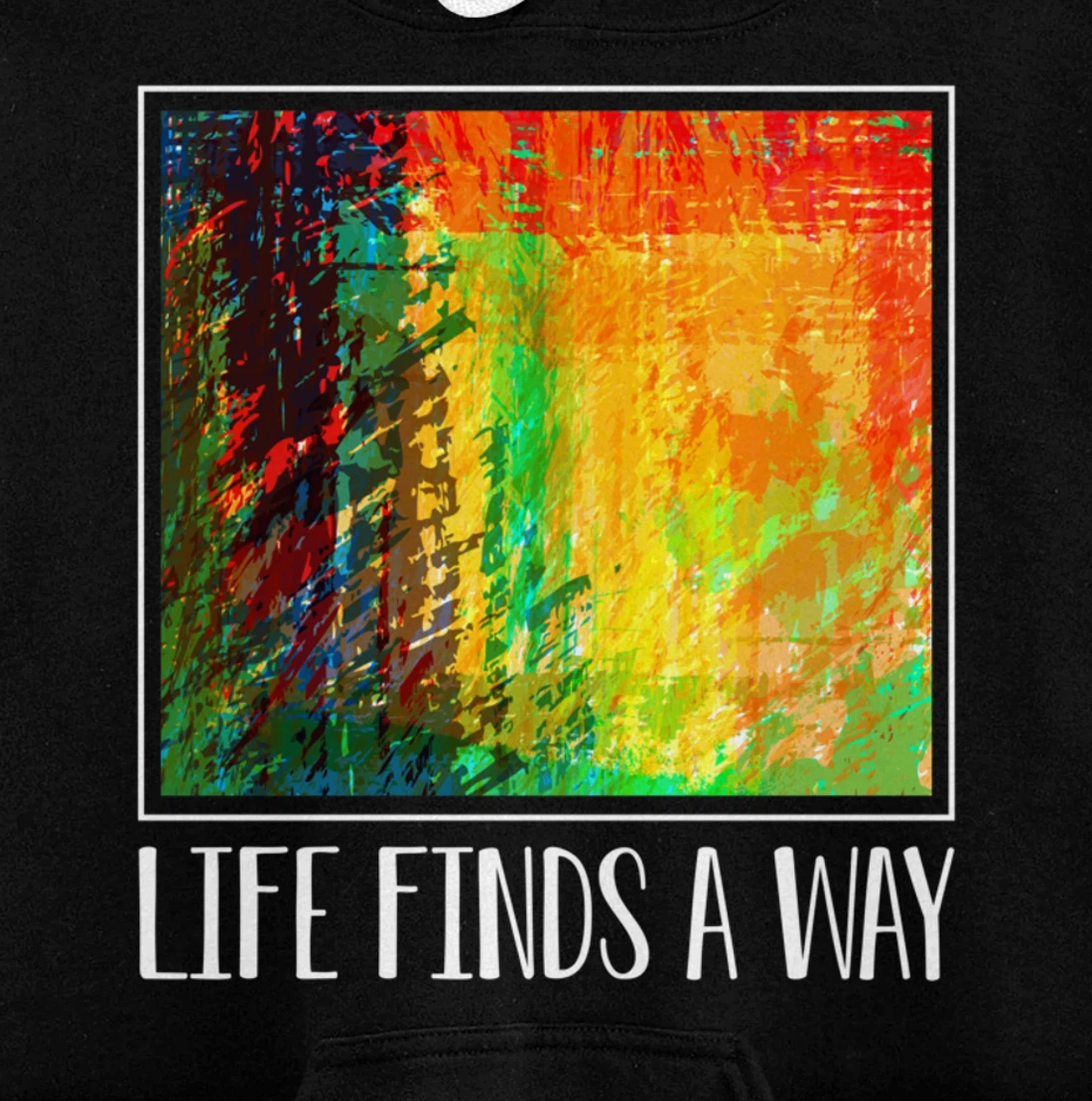 Contemporary Abstract Line Art For Artist Painter Pullover Hoodie