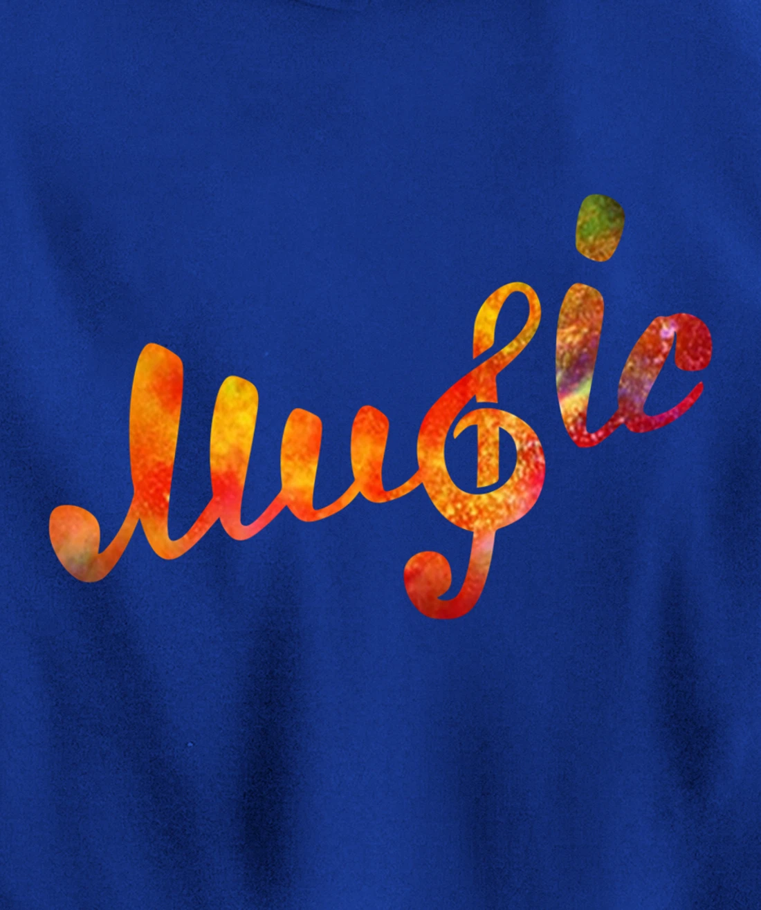 Music Lover Note Treble Clef Colorful School Class Pullover Hoodie