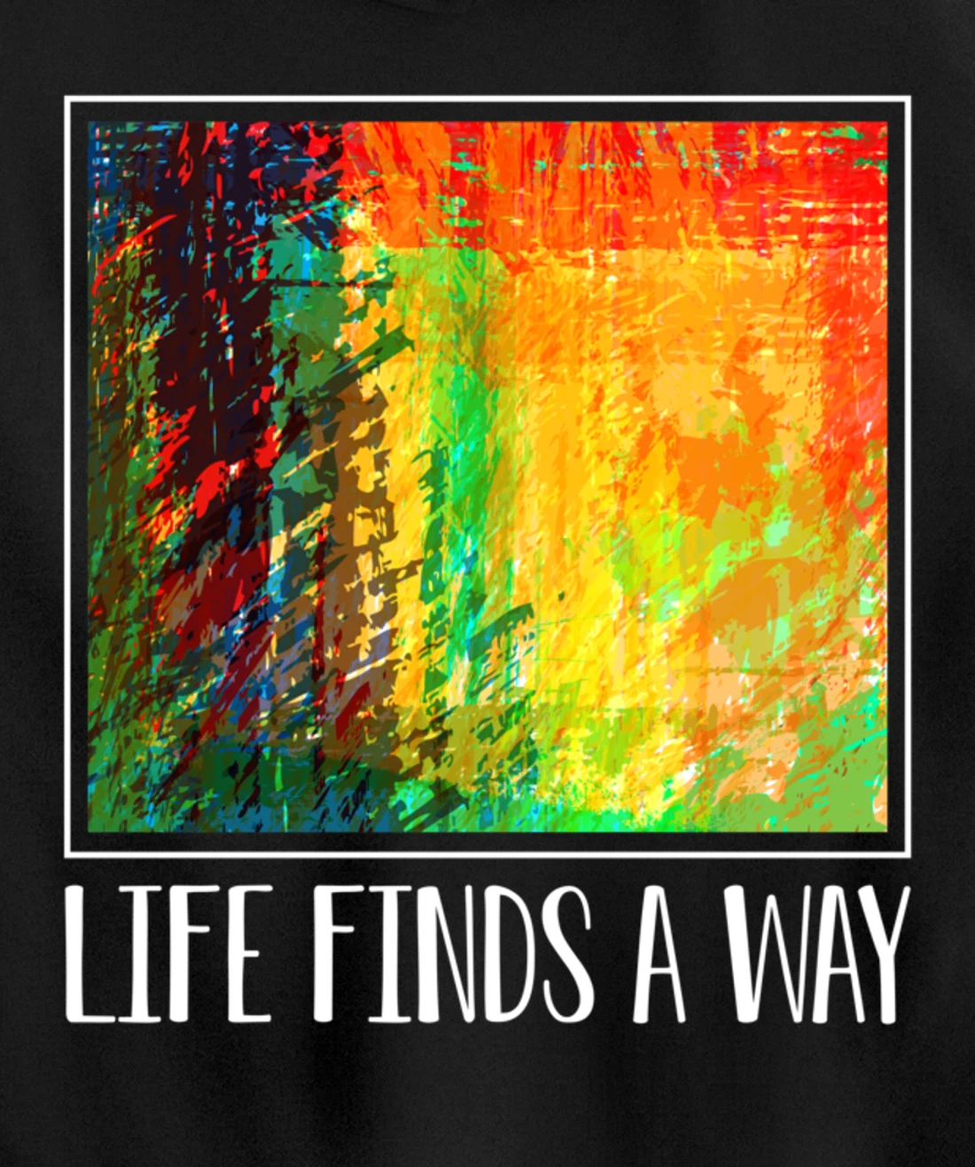 Contemporary Abstract Line Art For Artist Painter Pullover Hoodie